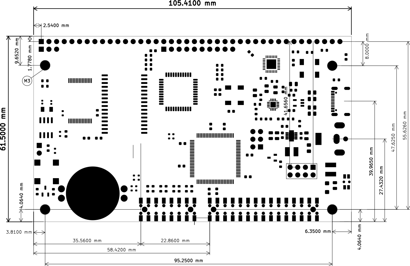 NanoBeast mechanical layout